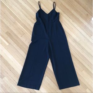 Madewell long black romper/jumpsuit